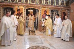 Binecuvântarea bisericii necropolă episcopală din Caransebeş